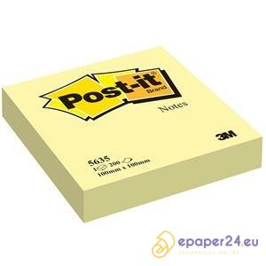 KARTECZKI POST-IT 100x100mm ŻÓŁTE (200)