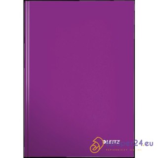 BRULION LEITZ WOW A5/80K KRATKA FIOLETOWY
