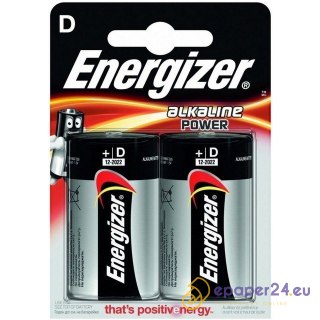 Baterie Energizer Alkaline Power D LR20 1.5V (2)