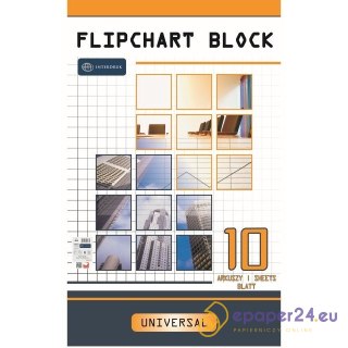 Blok do flipchartu Interdruk 64x100cm gładki (10)