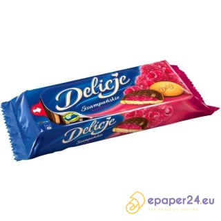 DELICJE SZAMPAŃSKIE 147g MALINOWE