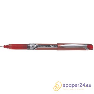 CIENKOPIS PILOT V5 GRIP CZERWONY