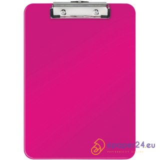 DESKA Z KLIPEM LEITZ WOW A4 RÓŻOWA