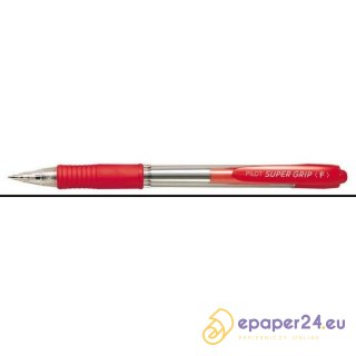 DŁUGOPIS OLEJOWY PILOT SUPER GRIP CZERWONY