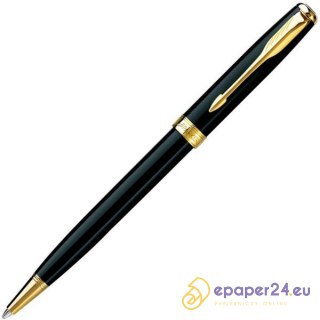 DŁUGOPIS PARKER SONNET LAKA CZARNA GT
