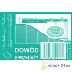 DOWÓD SPRZEDAŻY DS A7 (WIELOKOPIA) DOWÓD SPRZEDAŻY DS A7 (WIELOKOPIA)