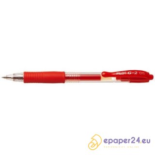 Długopis żelowy Pilot G-2 0.5mm czerwony