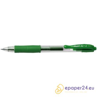 Długopis żelowy Pilot G-2 0.5mm zielony