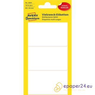 ETYKIETY AVERY 66*38mm DO OPISU RĘCZNEGO BIAŁE (6)