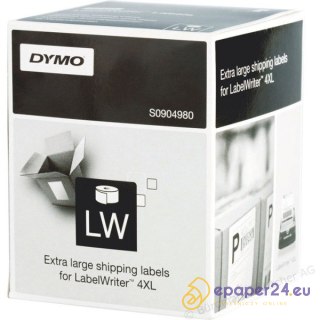 ETYKIETY DYMO LABELWRITER™ 104x159mm BIAŁE