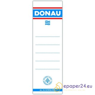 Etykiety na segregator Donau 48x153mm wsuwane (20)