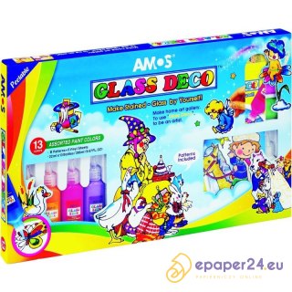 FARBY WITRAŻOWE AMOS 22ml*13 KOLORÓW