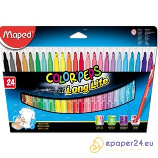 FLAMASTRY MAPED COLORPEPS 24 KOLORY