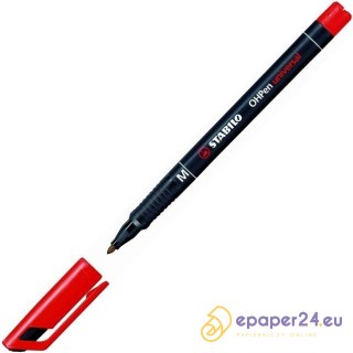 FOLIOPIS STABILO OHPEN UNIVERSAL 1,0mm CZERWONY