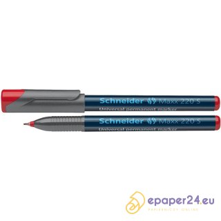 Foliopis Schneider Maxx 220 S czerwony