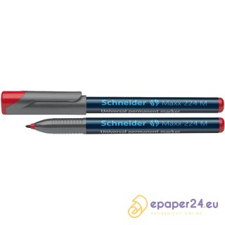 Foliopis Schneider Maxx 224 M czerwony