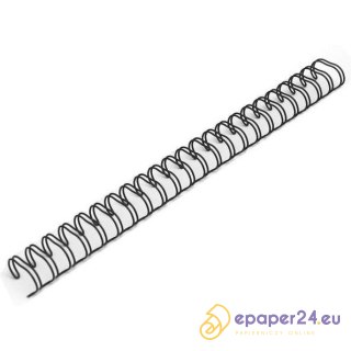 GRZBIETY DRUTOWE 3:1 14,3mm CZARNE (100)