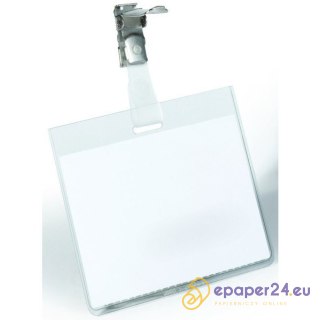 IDENTYFIKATOR DURABLE 60*90mm POZIOMY Z KLIPEM (25)