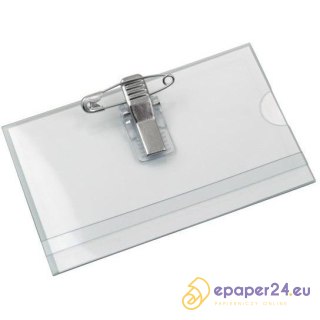 IDENTYFIKATOR 55x90mm KLIPS + AGRAFKA (50)