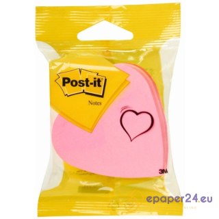 KARTECZKI POST-IT "SERCE" MIX KOLORÓW (225)