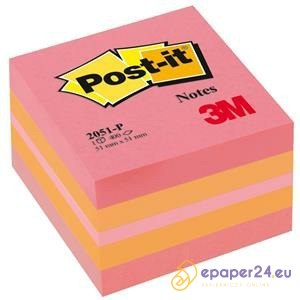 Karteczki Post-it 51x51mm (2051P) różowe (400)