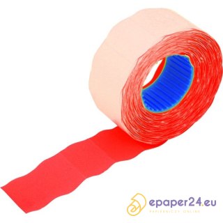 ETYKIETY DO METKOWNICY GRAND 26x16mm CZERWONE (5)