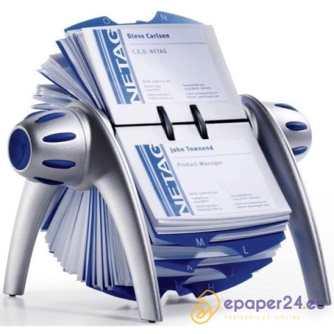 WIZYTOWNIK OBROTOWY DURABLE VISIFIX FLIP 400w SREBRNY