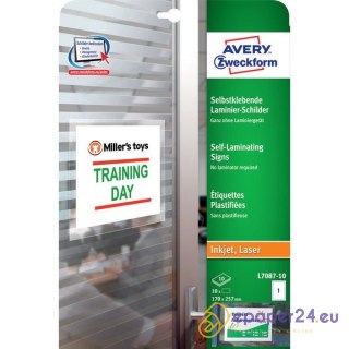 ETYKIETY A4 AVERY 170*257mm USUWALNE PRZEZROCZYSTE (10)