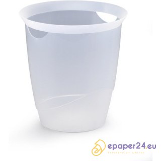 KOSZ NA ŚMIECI DURABLE 16L TRANSPARENTNY