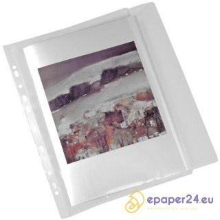 KOSZULKI Z KLAPKĄ BIURFOL A4 GROSZKOWE (25)