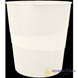 Kosz na śmieci Leitz Wow 15L biały