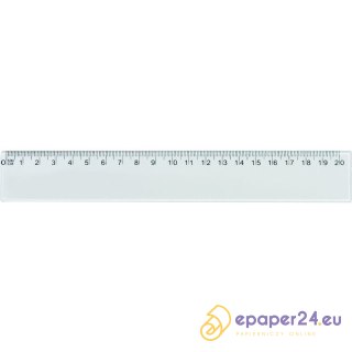 LINIJKA PRZEZROCZYSTA 20cm