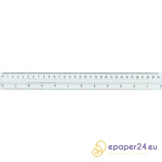 LINIJKA PRZEZROCZYSTA 30cm