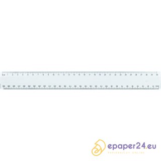 LINIJKA PRZEZROCZYSTA 30cm