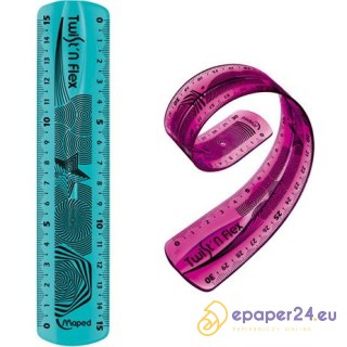 LINIJKA NIEŁAMLIWA MAPED TWIST'N FLEX 15cm