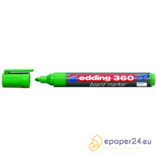 Marker do tablic Edding 360 zielony