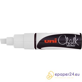MARKER KREDOWY UNI CHALK PWE-8K BIAŁY
