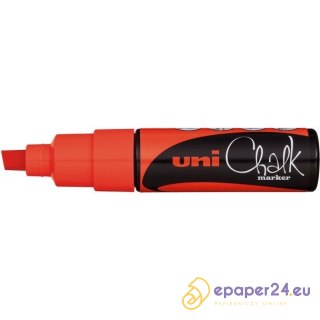 MARKER KREDOWY UNI CHALK PWE-8K CZERWONY