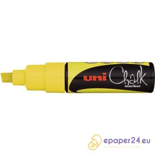 MARKER KREDOWY UNI CHALK PWE-8K ŻÓŁTY