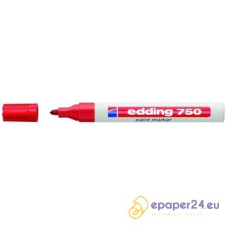 Marker olejowy Edding 750 czerwony