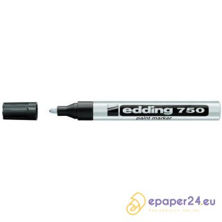 Marker olejowy Edding 750 srebrny