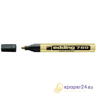Marker olejowy Edding 750 złoty