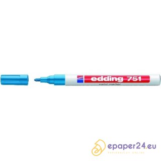 Marker olejowy Edding 751 niebieski
