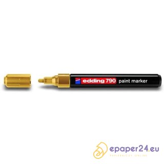 Marker olejowy Edding 790 złoty