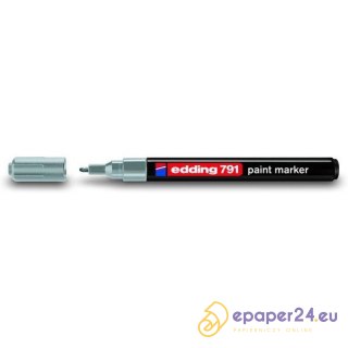 Marker olejowy Edding 791 srebrny