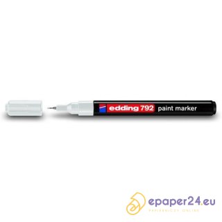Marker olejowy Edding 792 biały