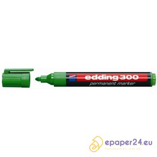 Marker permanentny Edding 300 zielony