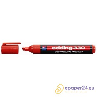 Marker permanentny Edding 330 czerwony