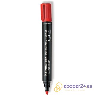 MARKER STAEDTLER LUMOCOLOR S352 CZERWONY