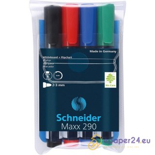 Markery do tablic Schneider Maxx 290 4 kolory